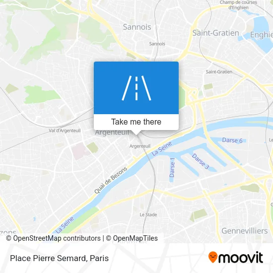 Place Pierre Semard map