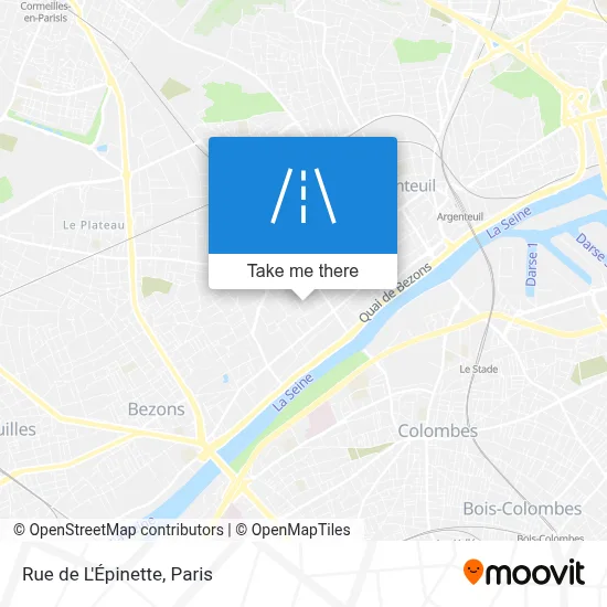 Rue de L'Épinette map