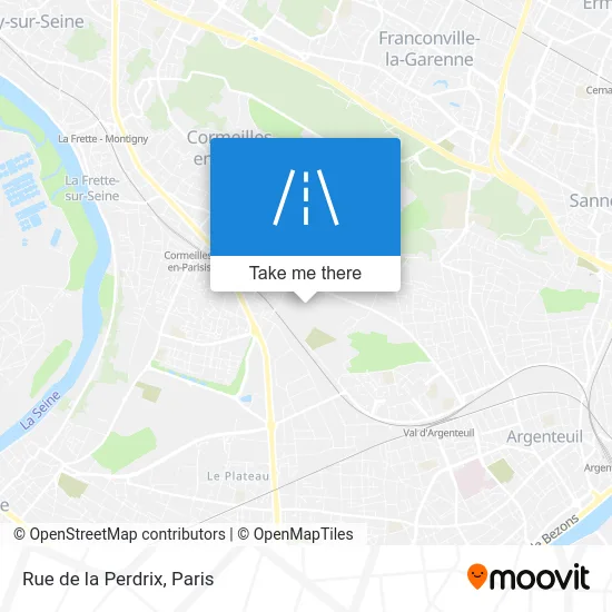 Rue de la Perdrix map