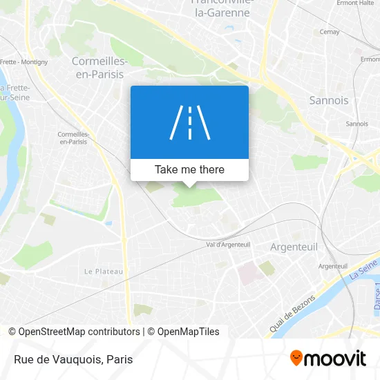 Rue de Vauquois map
