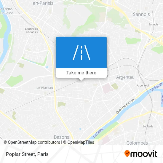 Rue Des Peupliers map