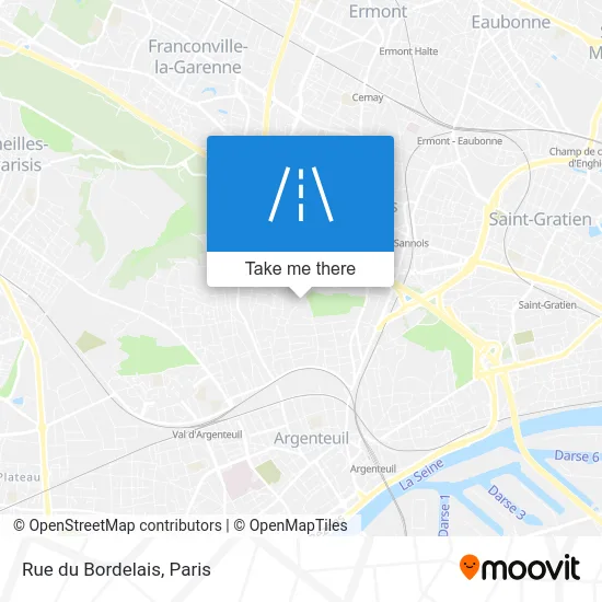 Rue du Bordelais map