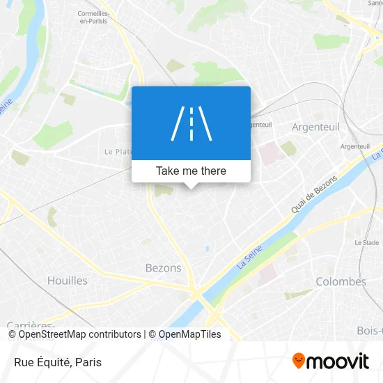 Rue Équité map