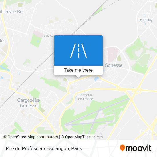 Rue du Professeur Esclangon map