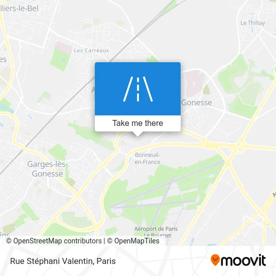 Rue Stéphani Valentin map