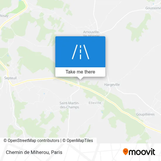 Chemin de Miherou map