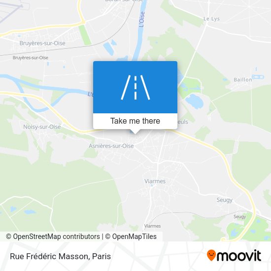 Rue Frédéric Masson map