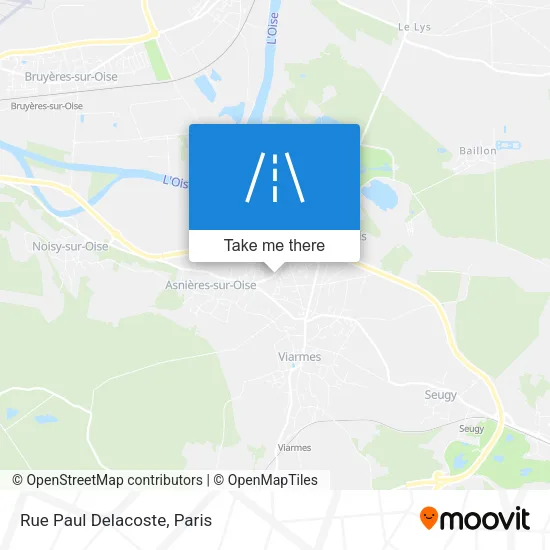 Rue Paul Delacoste map