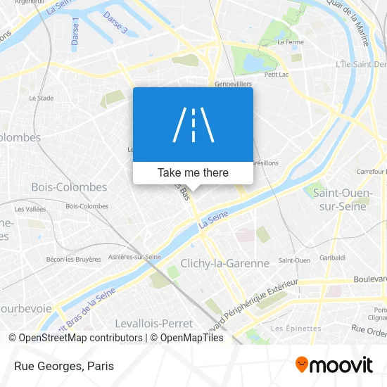 Rue Georges map