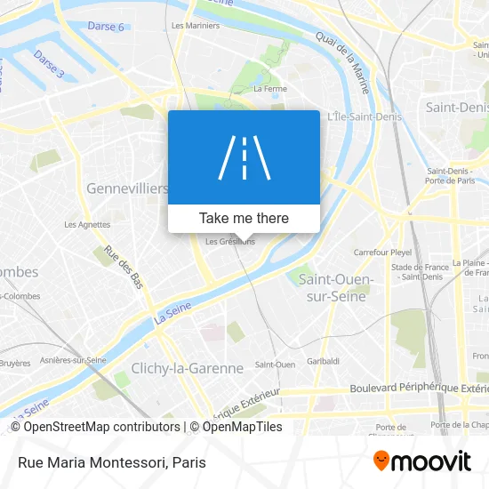 Rue Maria Montessori map