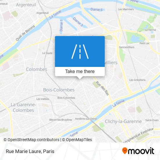 Rue Marie Laure map