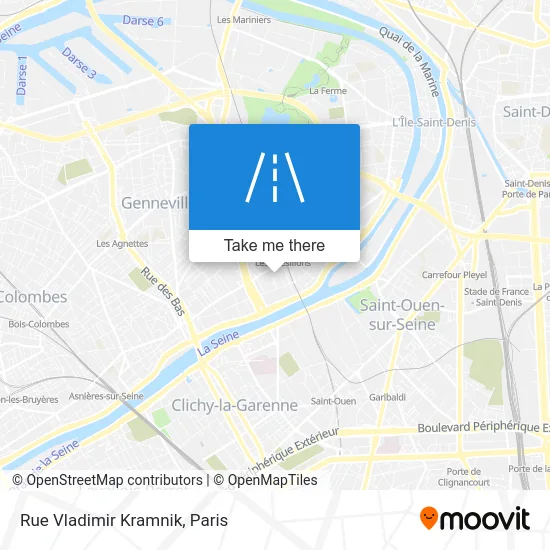 Rue Vladimir Kramnik map