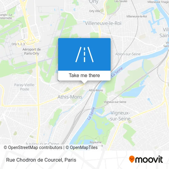 Rue Chodron de Courcel map