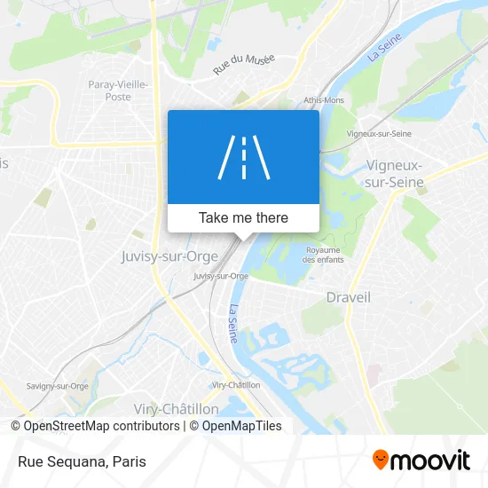Rue Sequana map