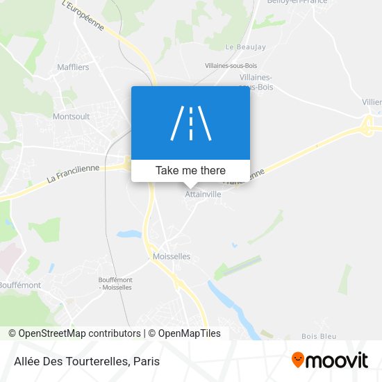 Allée Des Tourterelles map