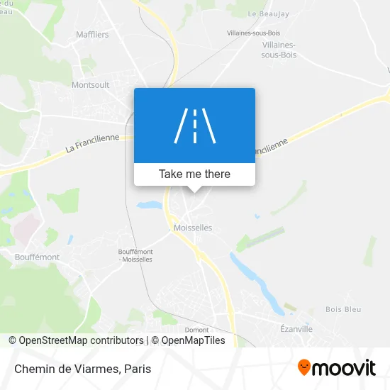 Chemin de Viarmes map