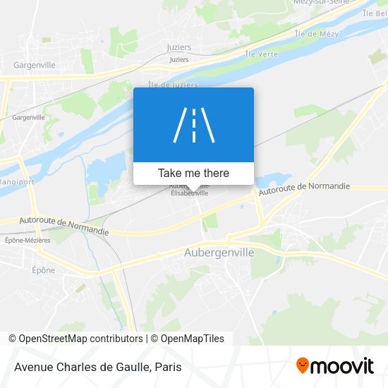 Avenue Charles de Gaulle map