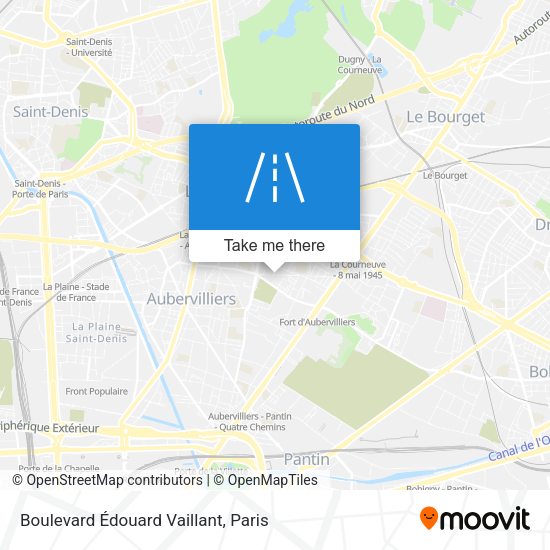 Boulevard Édouard Vaillant map