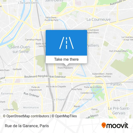 Rue de la Garance map