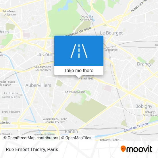 Rue Ernest Thierry map