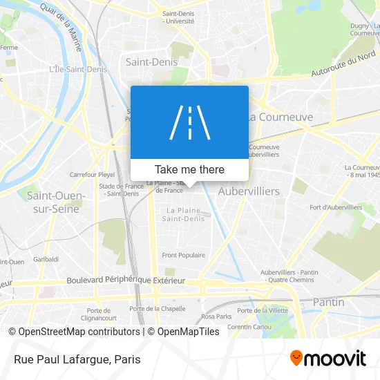 Rue Paul Lafargue map