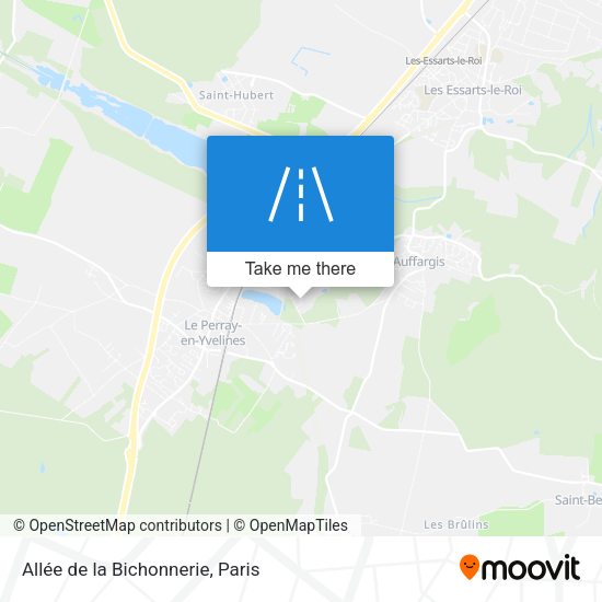 Allée de la Bichonnerie map