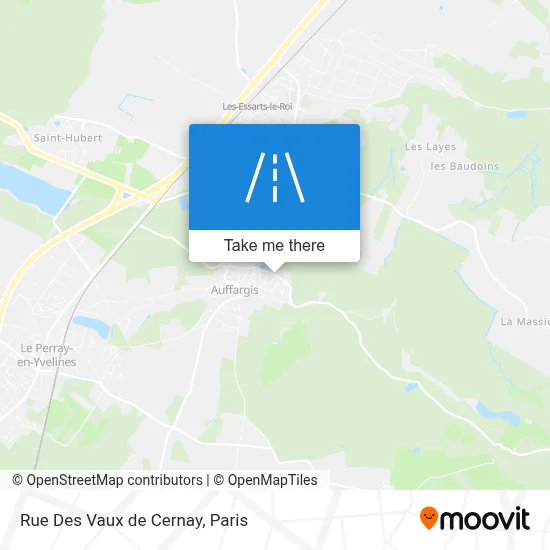 Rue Des Vaux de Cernay map