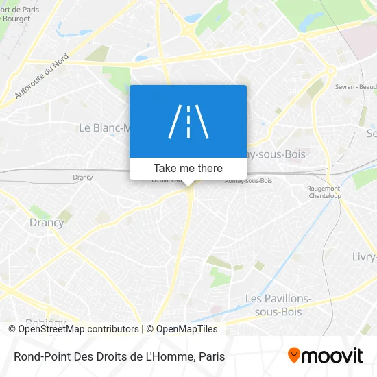 Rond-Point Des Droits de L'Homme map
