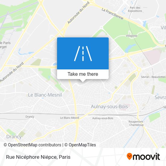 Rue Nicéphore Niépce map