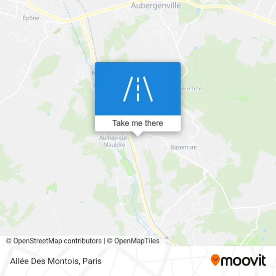 Allée Des Montois map