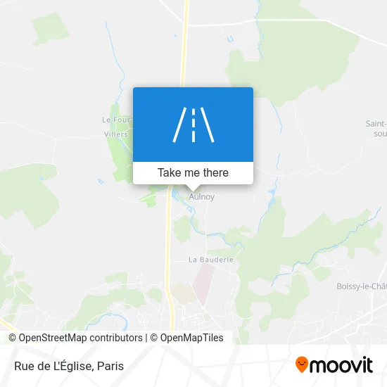 Rue de L'Église map