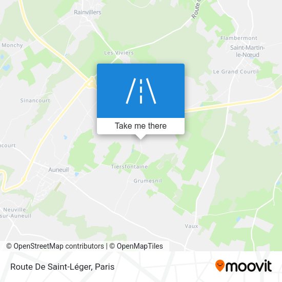 Route De Saint-Léger map