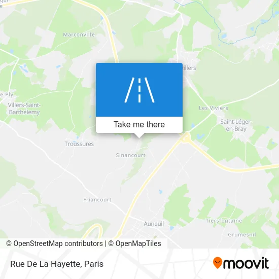 Rue De La Hayette map