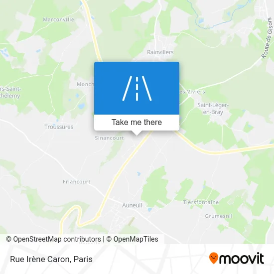 Rue Irène Caron map