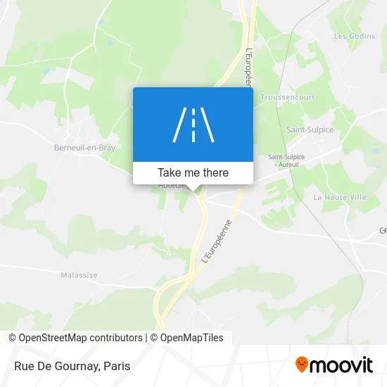 Rue De Gournay map