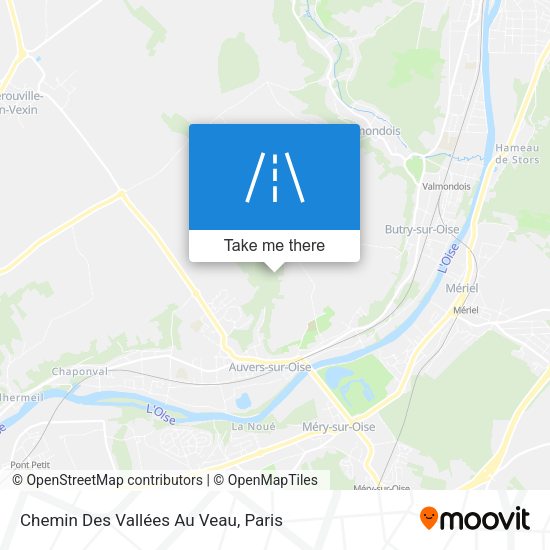 Chemin Des Vallées Au Veau map