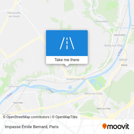 Impasse Émile Bernard map