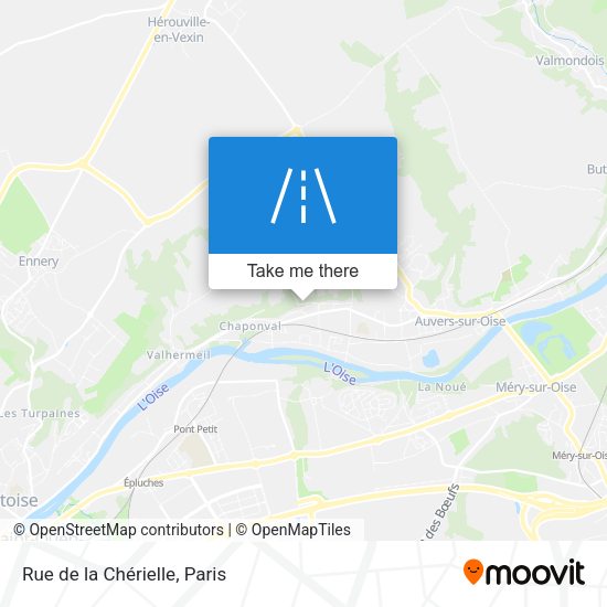 Rue de la Chérielle map