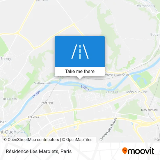 Résidence Les Marolets map