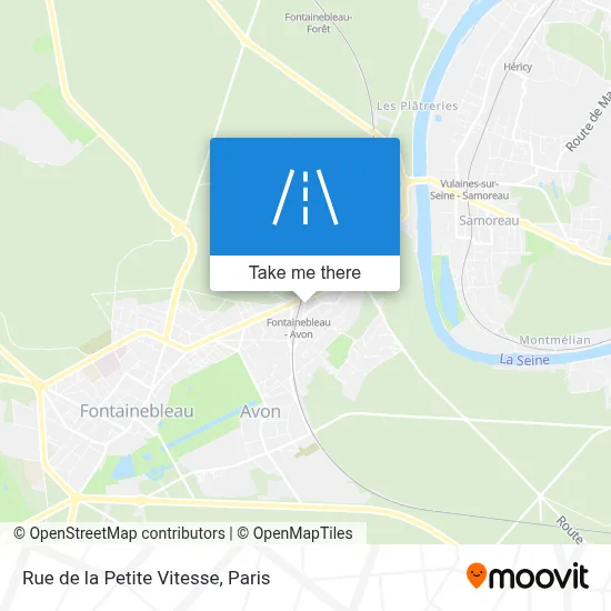 Rue de la Petite Vitesse map