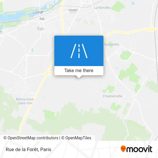 Rue de la Forêt map