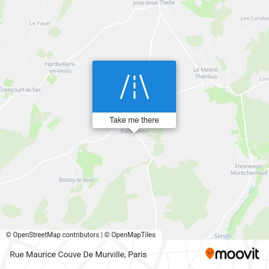 Rue Maurice Couve De Murville map