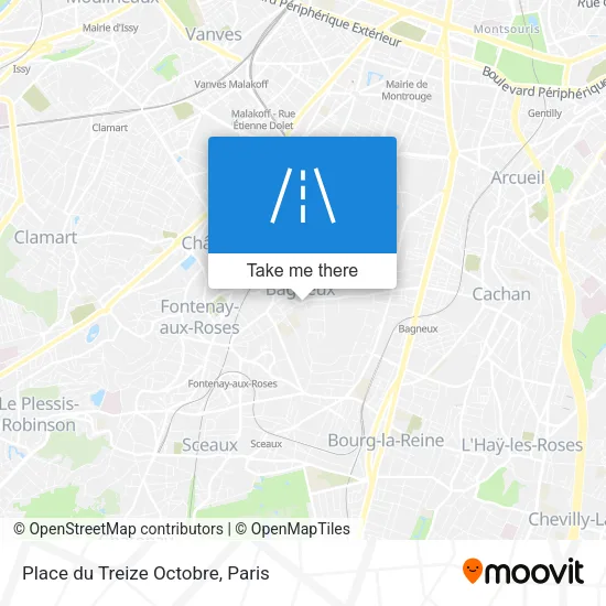 Place du Treize Octobre map