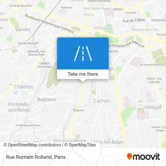Rue Romain Rolland map