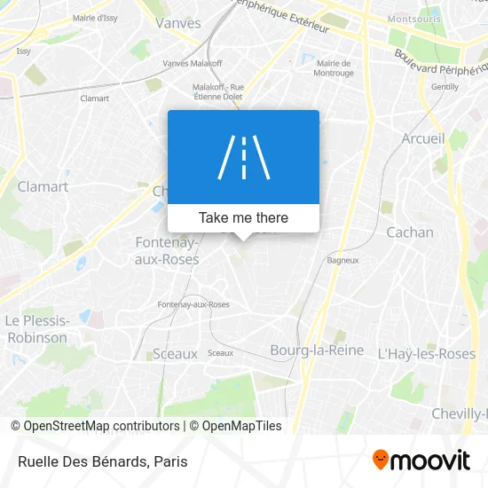 Ruelle Des Bénards map