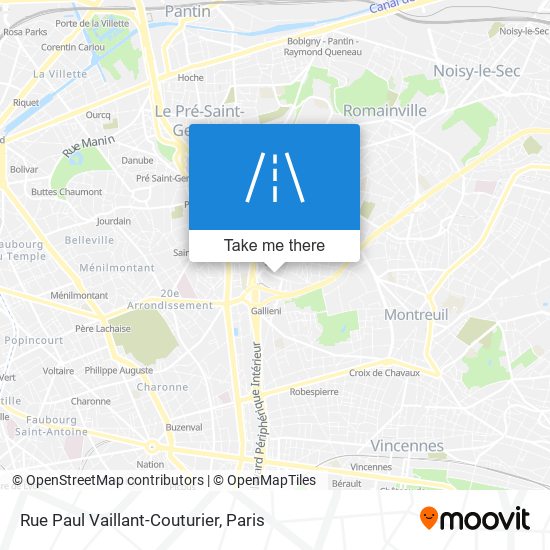 Rue Paul Vaillant-Couturier map