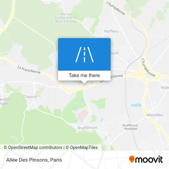 Allée Des Pinsons map