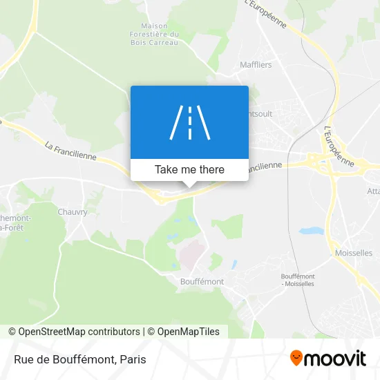 Rue de Bouffémont map