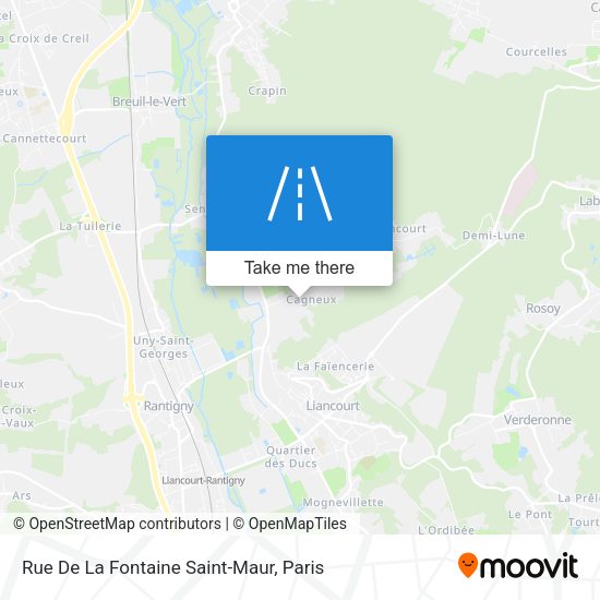 Rue De La Fontaine Saint-Maur map