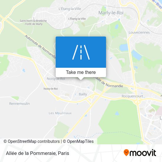 Allée de la Pommeraie map